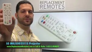 LG MKJ50025115 Projector Remote Control - www.ReplacementRemotes.com