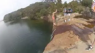 Wattamolla rock jump