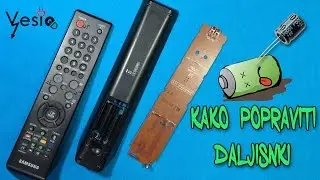 Kako popraviti daljinski upravljac za TV ( iscurile baterije )