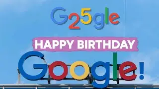 25 years of Google: Search engine giant marks its 25th birthday with a SPECIAL doodle