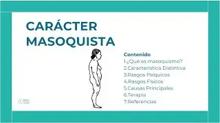 Car&aacute;cter Masoquista