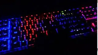 Corsair K95 RGB Type Lighting Ripple Effect