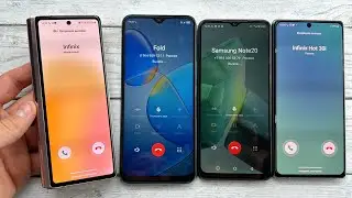 Infinix Hot30i vs Hot20 incoming Call Samsung Note20+ Z Fold3 ?