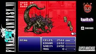 Let's Play Final Fantasy VI (SNES) #43 Kefka's Tower pt 3 Atma & Gold Dragon