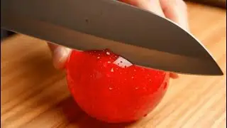Various fruit slice stress-relieving videos: apples, pineapples, tomatoes, lemons, strawberries