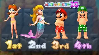 Mario Party 10 - Daisy vs Peach vs Mario vs Luigi (Master CPU)