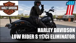 Low Rider S 117Ci Vance and Hines Eliminator 300 Slipons Exhuast Sound