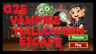G2E Vampire Halloween Escape Walkthrough [Games2Escape]