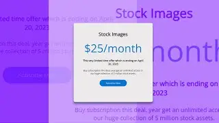 Subscription card Effect HTML and CSS