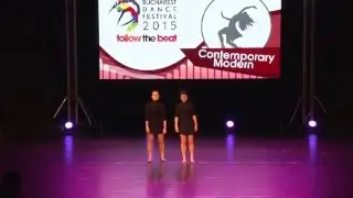 Bucharest Dance Festival 2015  Contemporary/M Duo/Trio Senior Rank:1