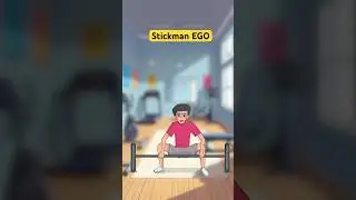Stickman Ego😂 #shorts #funny #stickman #anime #stickman #motivation #gym