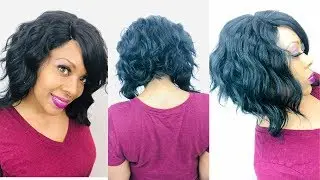 PERFECT WAVY BOB  |  FREETRESS EQUAL LACE PART CHASTY WIG    |  BEAUTIEBYMARK