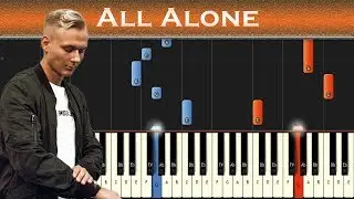 Hogland - All Alone | Piano tutorial