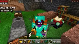 Full Diamond Armor in Minecraft Hardcore