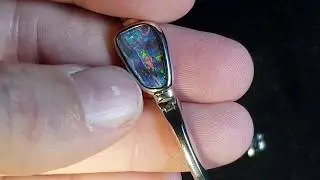 Stunning Purple Opal Bracelet (Adjustable)