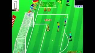 Hat Trick Hero ( Football Champ) - Taito 1990 - Finished (arcade longplay)