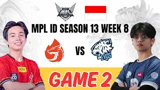 AURA FIRE vs EVOS GLORY GAME 2 | MPL ID SEASON 13 | AURA VS EVOS | WEEK 8 DAY 3