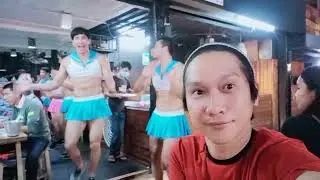 Dancing macho waiters in Thailand #huamum #Bangkok #dancingwaiter #machowaiter
