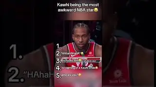 Kawhi being the funniest player to interview😭#kawhileonard #nba #funny #shorts #lol