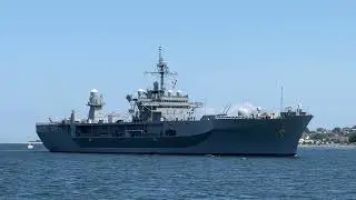 USS MOUNT WHITNEY Командный корабль ВМС США Baltops 2023