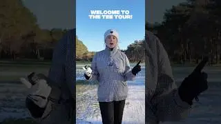 Добро пожаловать на The Tee Tour ⛳️ #гольф #гольфчеллендж #зимнийгольф