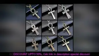 Simple Classic Fashion Cross Egyptian Ankh Life Symbol Pendant Short Long Chain Necklaces Jewelry Fo