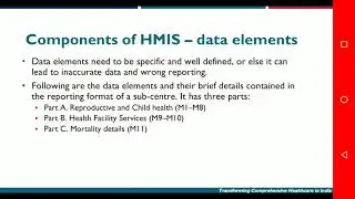 Health Management Information System