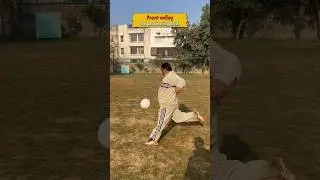How to kick front volley on bouncing ball ⚽️🚀 #jfafootballacademy #football #shorts #youtubeshorts