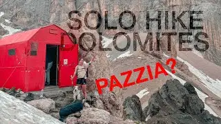 SOLA TRA LE DOLOMITI  tra rifugi e bivacchi