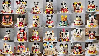 Mickey Mouse Cake Design 2024/Kids Birthday Cake Design/Birthday Cake Designs For Baby/Birthday Cake