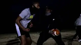 Men Wearing Face Mask Training