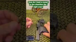 Как зарядить патрон в патронник. #9мм #ccw #пуля #sigsauer #пистолет #365 #скрытое ношение
