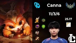 Gnar TOP - KC Canna | Patch 25.17 EUW Challenger