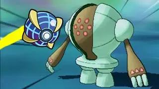 Shiny Registeel in a BEAST Ball