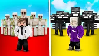 WER GEWINNT MIT DER ST&Auml;RKSTEN MONSTER-ARMEE?! (MINECRAFT) 🧟🔥