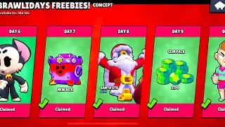 THAAAAANKS❤️&zwj;🔥 AMAZING BRAWLIDAYS FREEBIES😛 NEW BRAWLER KIT, NEW FREE SKIN | Brawl Stars GIFTS