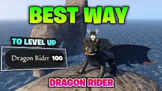 BEST Way to Level up Dragon Rider - How to Train Your Dragon Roblox