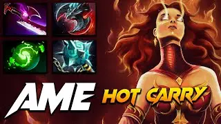 LGD.Ame Lina Hot Carry - Dota 2 Pro Gameplay [Watch & Learn]