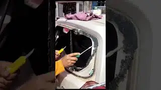 Alto 800 back glass fitting 🙂| #youtube #shorts #automobile #work #youtubeshorts #carscollection1314