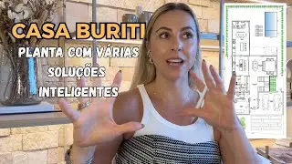 CASA BURITI  - PLANTA COM VÁRIAS SOLUÇÕES INTELIGENTES