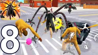 Superhero Crime Open World War - Gameplay Walkthrough Part 8 - Doctor Octopus (iOS, Android)