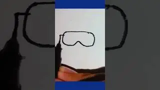 Goggles drawing #shorts #youtubeshorts #drawing