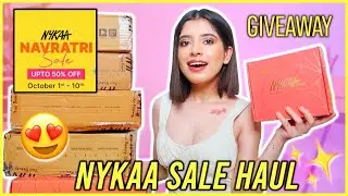 *HUGE* Nykaa SALE Haul😍 Upto 50% Off | Anindita Chakravarty