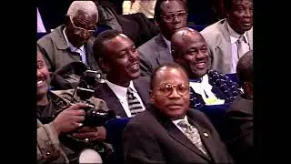 Presidents of US and Ghana—Clinton and Rawlings—1999. White House. TV7 Reporter Sam Ford sneaks in.