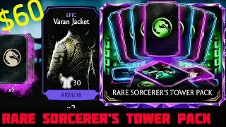 Rare Sorcerer&rsquo;s Tower Equipment $60 Pack Open | worth it..? | MK Mobile
