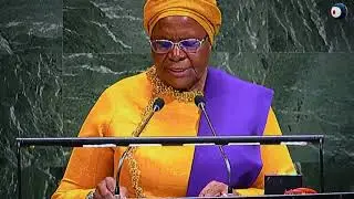 Namibia's first female President Dr N. Nandi Netumbo Ndaitwah delivered her debut speech Part 1