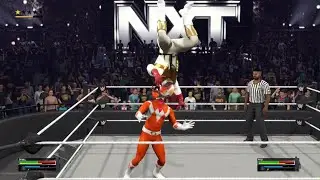 WWE 2K25: Orange Skull Ranger vs. Ryu Ranger