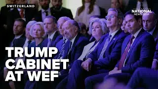 Trump's cabinet gives remarks at World Economic Forum