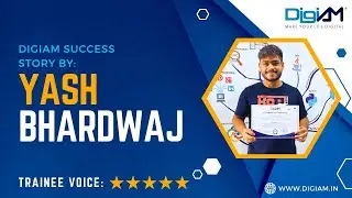 Best Digital Marketing Course Institute in Bareilly | Noida #DigiAMTraineeVoice by Yash Bhardwaj