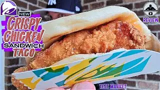 Обзор тако сэндвича с хрустящей курицей Taco Bell&reg;! 🐔🥪🌮 | ТЕСТОВЫЙ РЫНОК | theendorsement